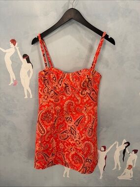 Cara Cara Claudine Paisley Mini Dress